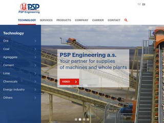 وب سایت شرکت پی اس پی تولید کننده سنگ شکن، سرند، آسیاب و سایر تجهیزات معدنی